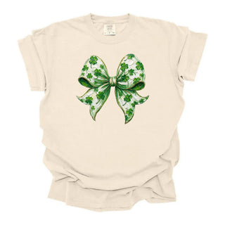 Faux Painted Patricks Day Bow