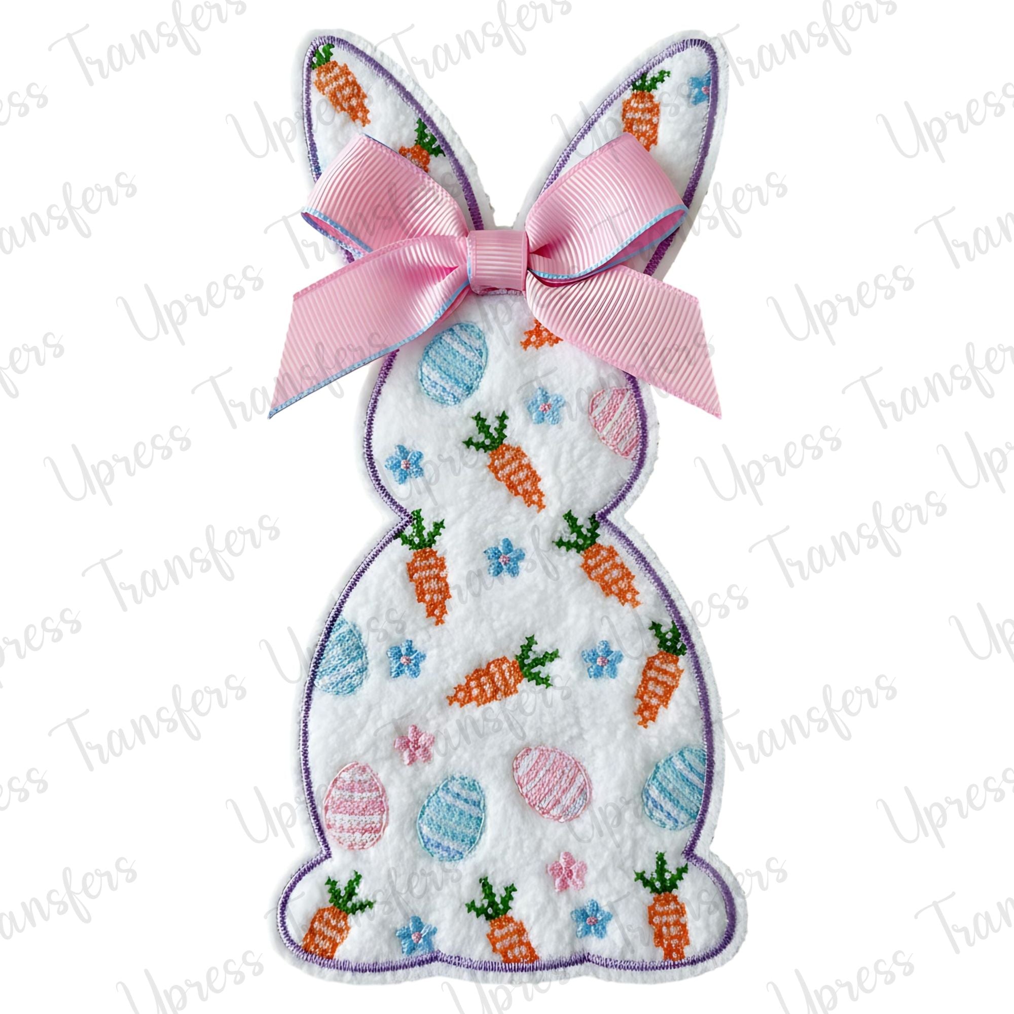 Faux Patch Cute Bunny Coquette