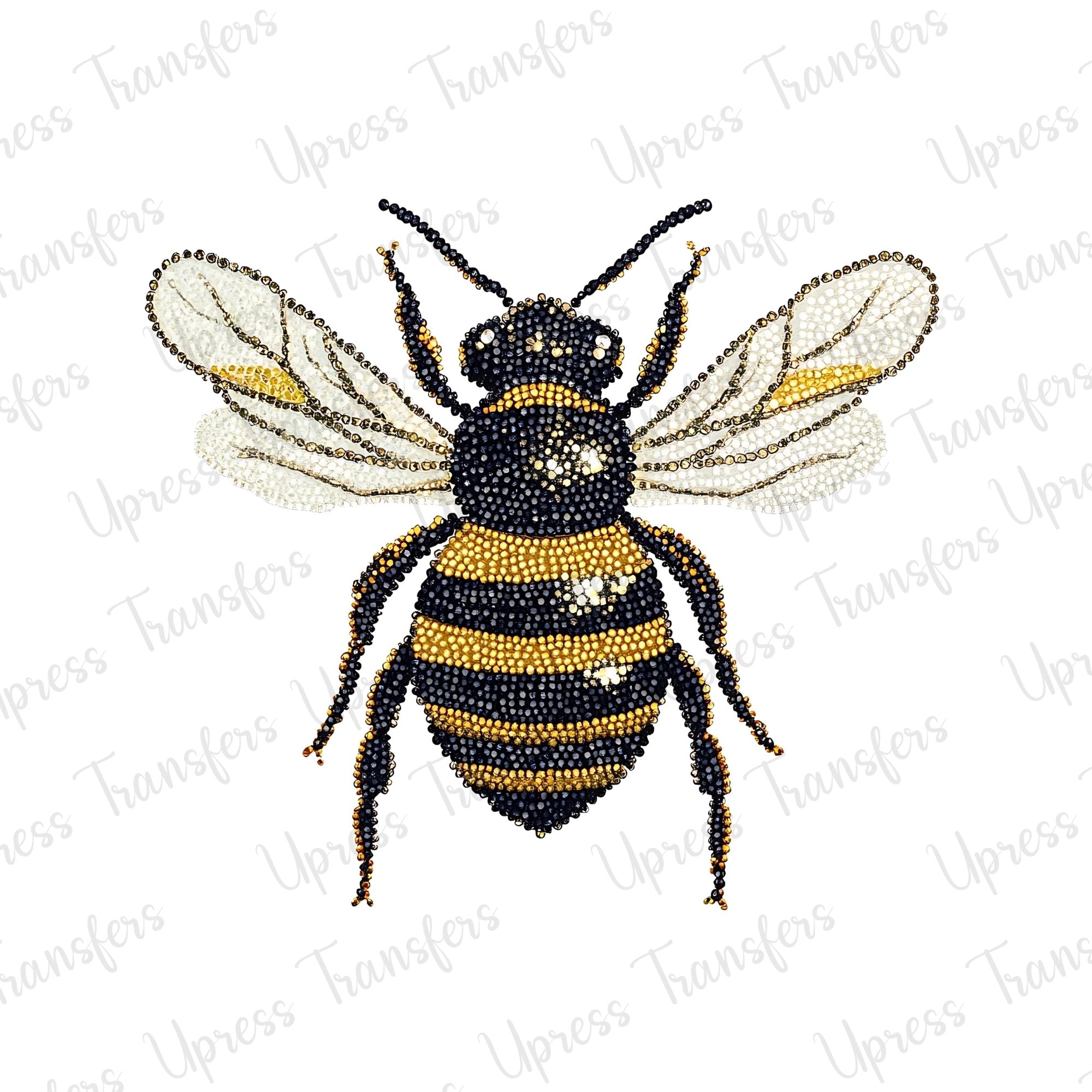 Faux Rhinestone Bee
