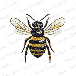 Faux Rhinestone Bee