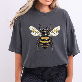 Faux Rhinestone Bee
