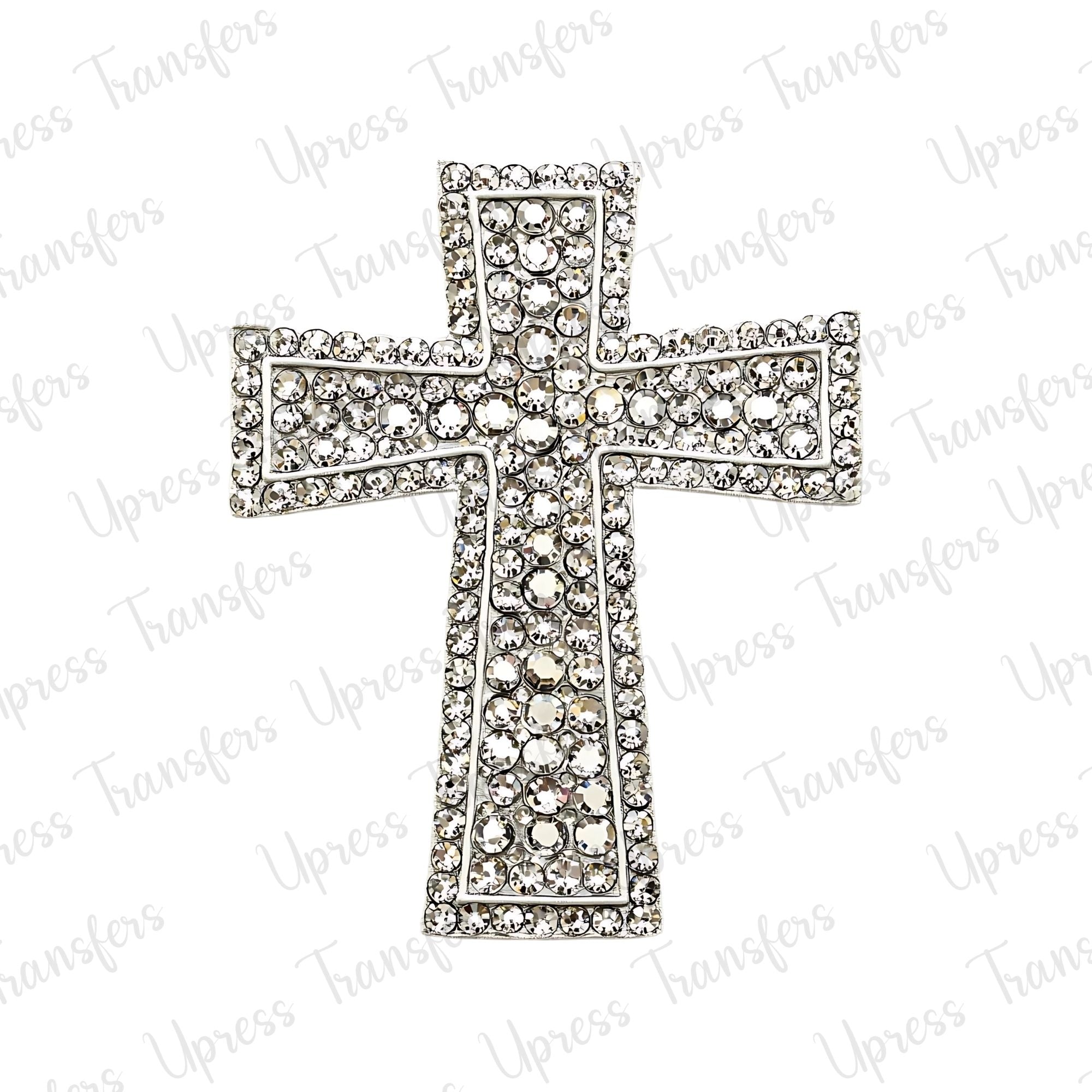 Faux Rhinestone Cross