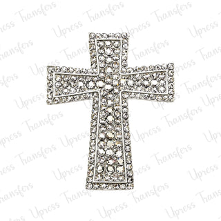 Faux Rhinestone Cross