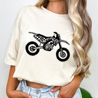 Faux Rhinestone Dirt Bike