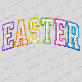 Faux Rhinestone Easter Varsity