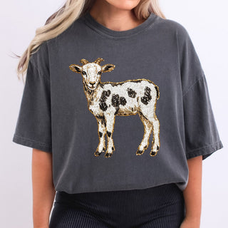 Faux Rhinestone Goat