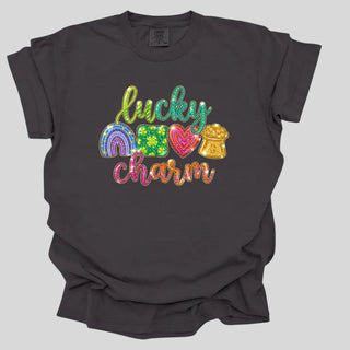 Faux Rhinestone Lucky Charm