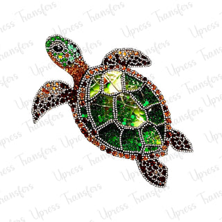 Faux Rhinestone Sea turtle