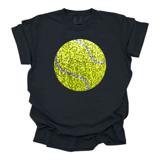 Faux Sequin Tennis Ball