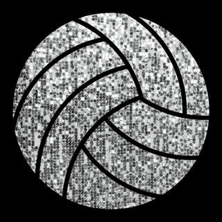 Faux Sequin Volleyball