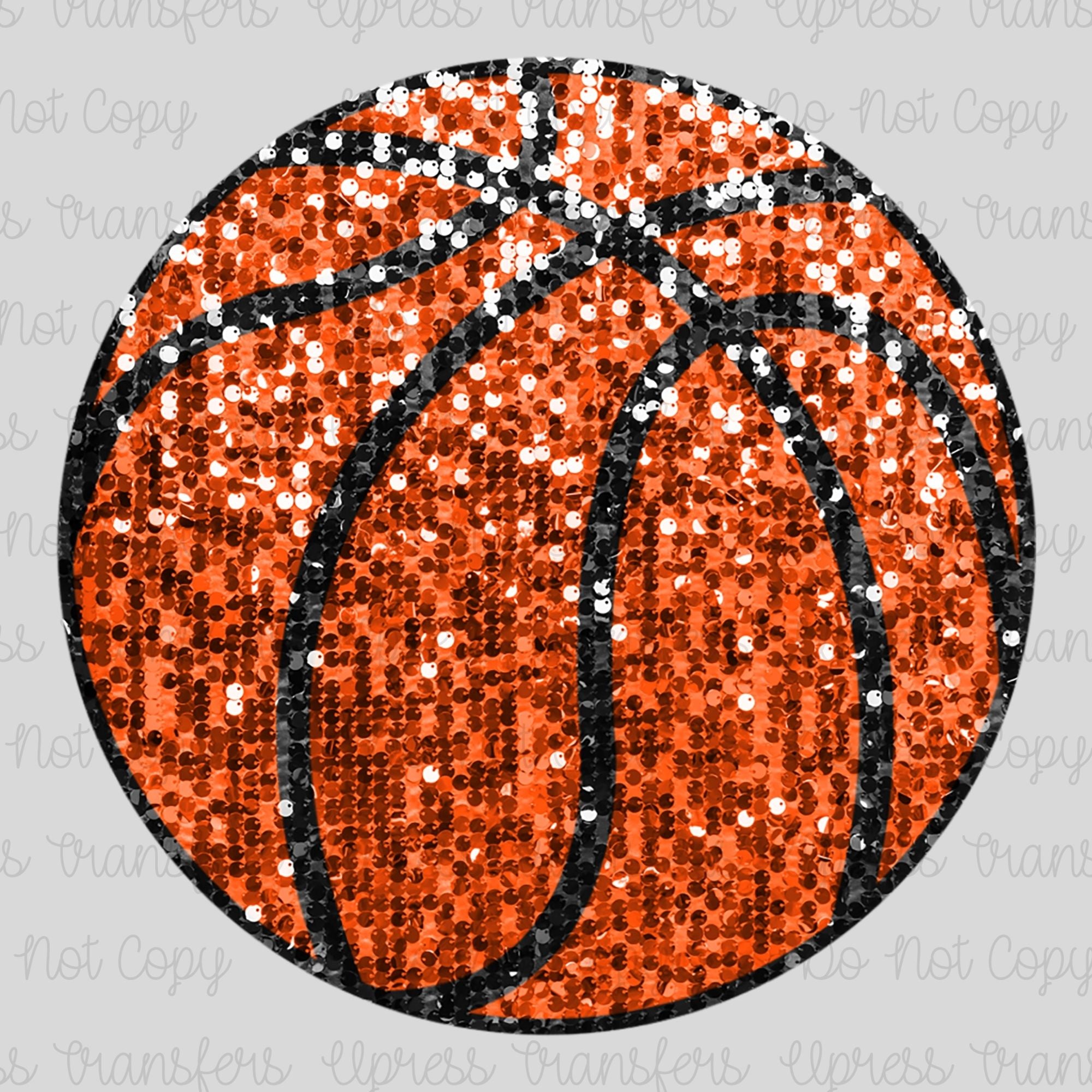 Faux Sequins Basketball