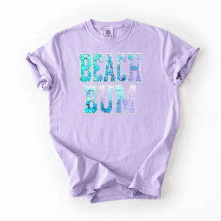 Faux Sequins Beach Bum