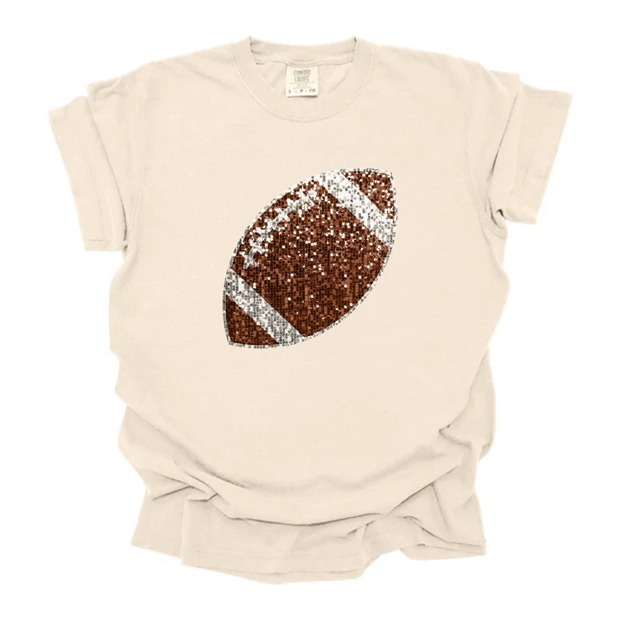 Faux Sequins Football