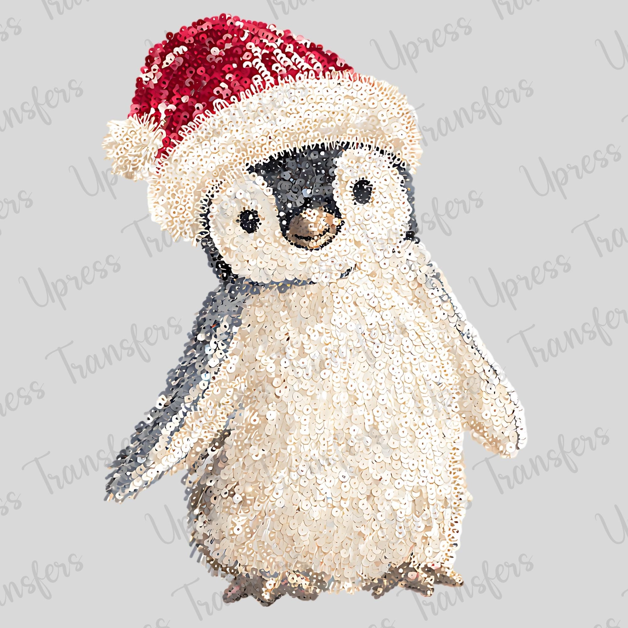 Faux Sequins Little Pinguin