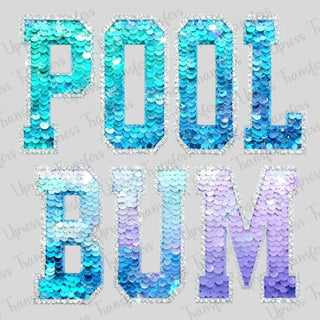 Faux Sequins Pool Bum