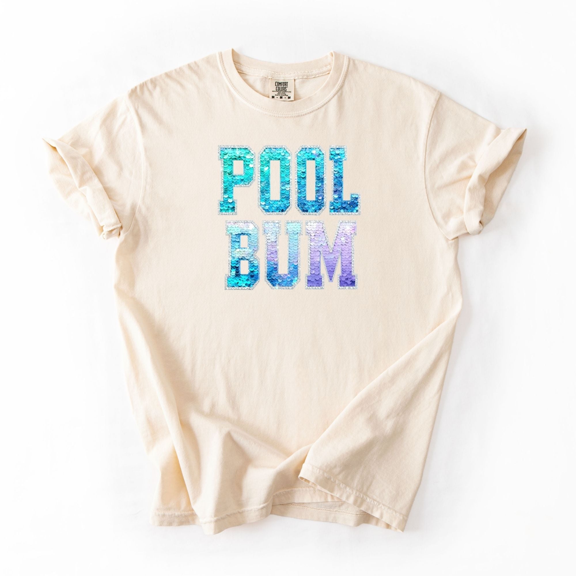 Faux Sequins Pool Bum