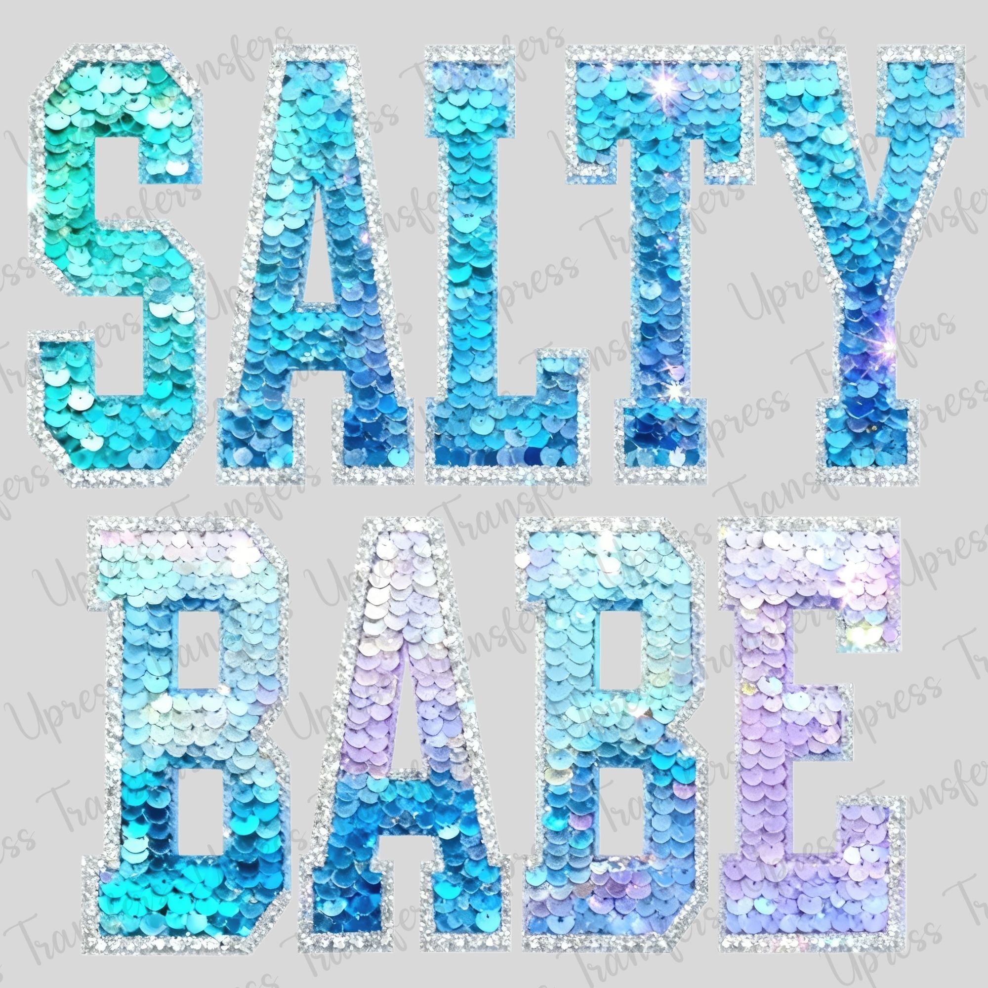Faux Sequins Salty Babe