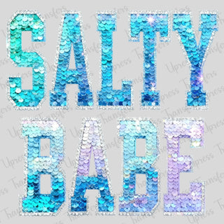 Faux Sequins Salty Babe