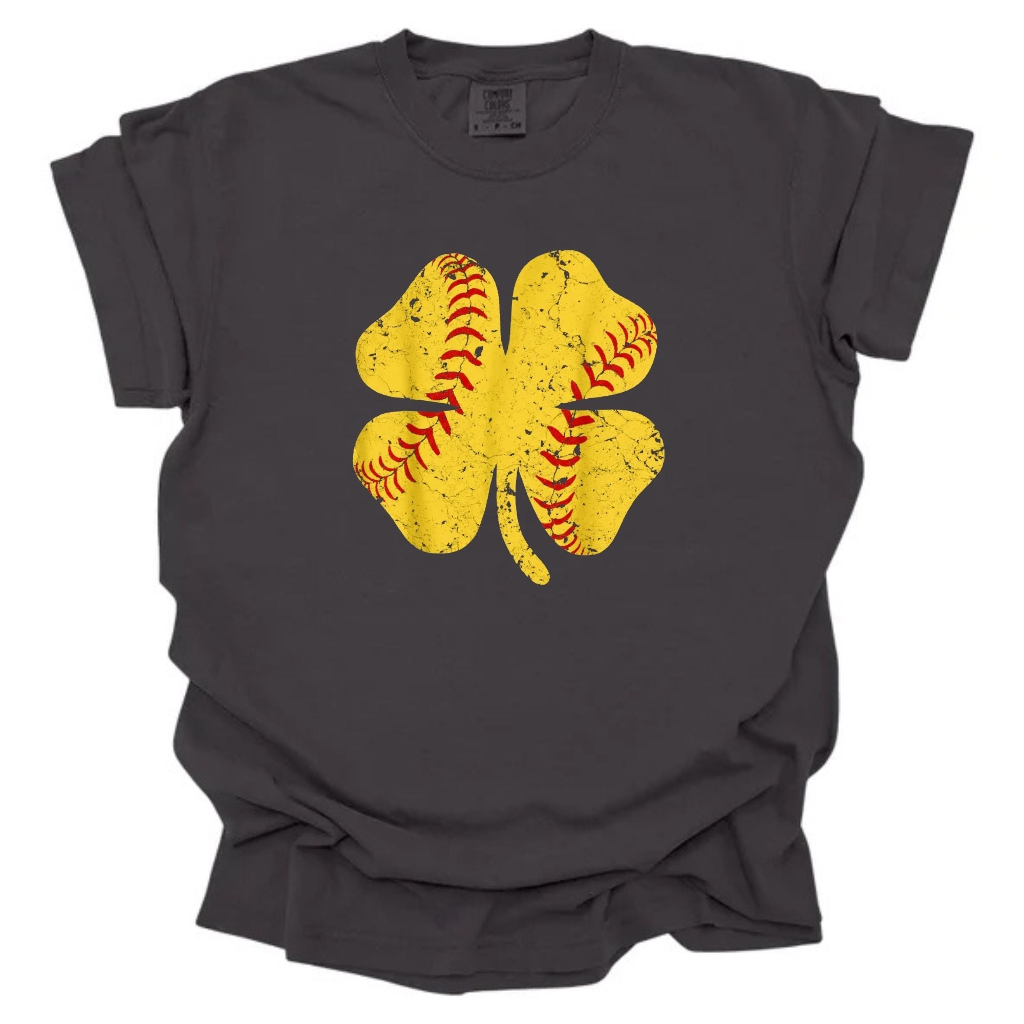 Faux Softball Clover