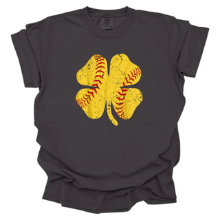 Faux Softball Clover