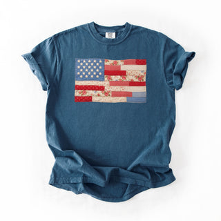 Faux Stitch America Flag