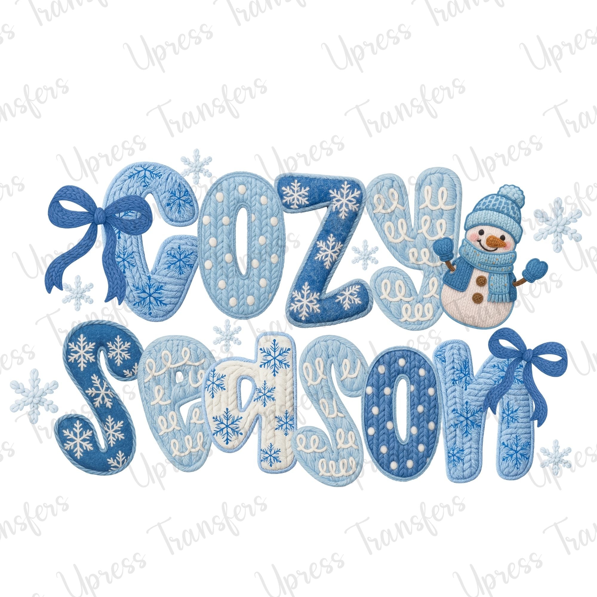 Faux Stitched Cozy Season