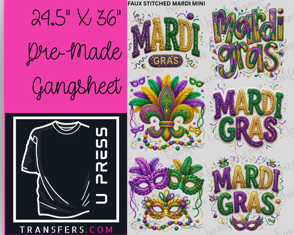 Faux Stitched Mardi Mini