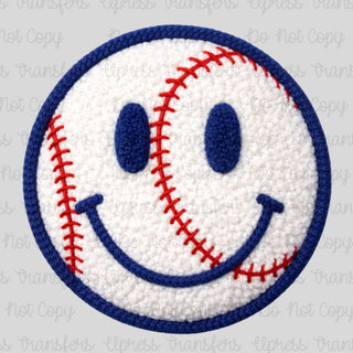 Faux Yarn Baseball