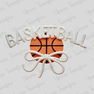 Faux Yarn Basketball Coquette