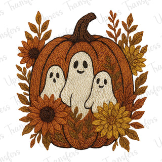 Faux Yarn Boho Pumpkin