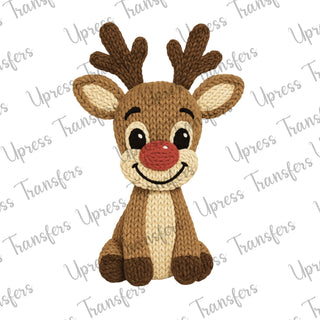 Faux Yarn Boy Reindeer