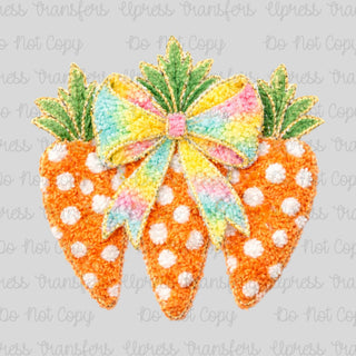 Faux Yarn Carrots