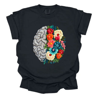 Faux Yarn Flower Brain