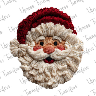 Faux Yarn Jolly Santa