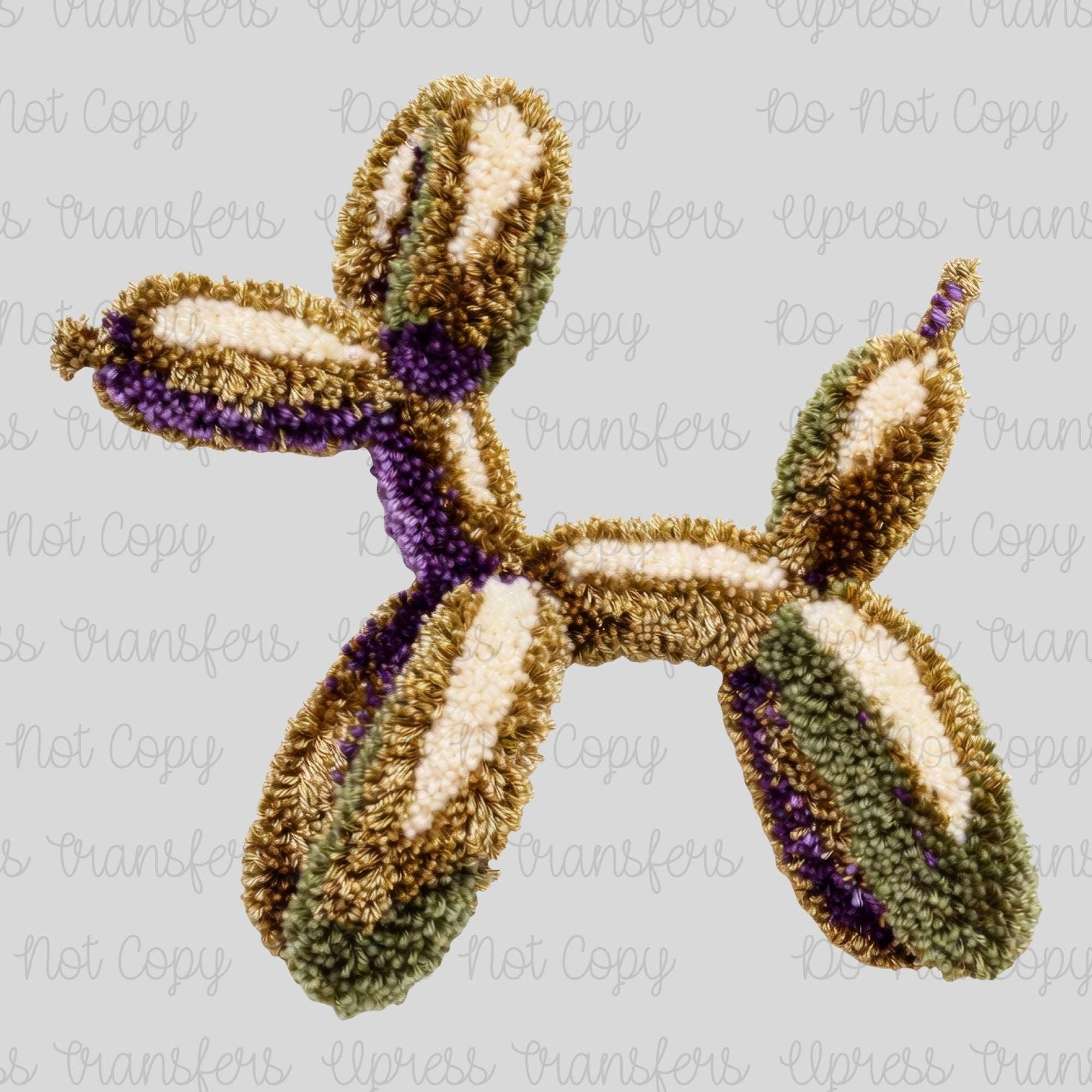 Faux Yarn Mardi Dog