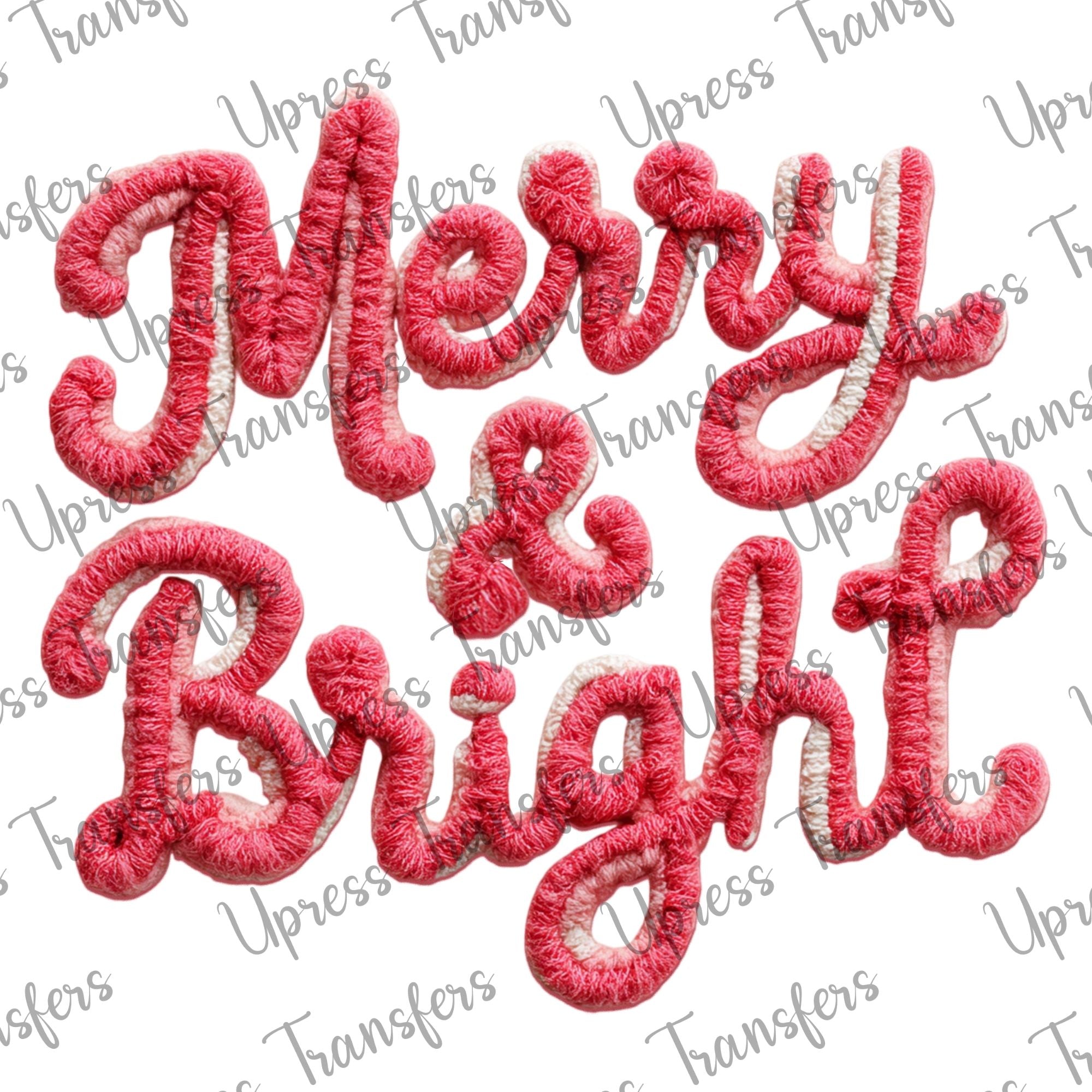 Faux Yarn Merry and Bright