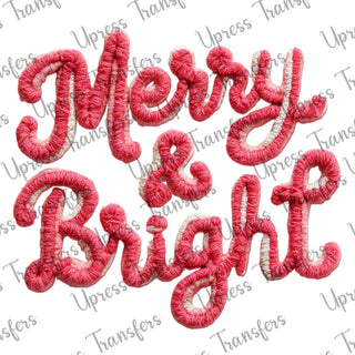 Faux Yarn Merry and Bright