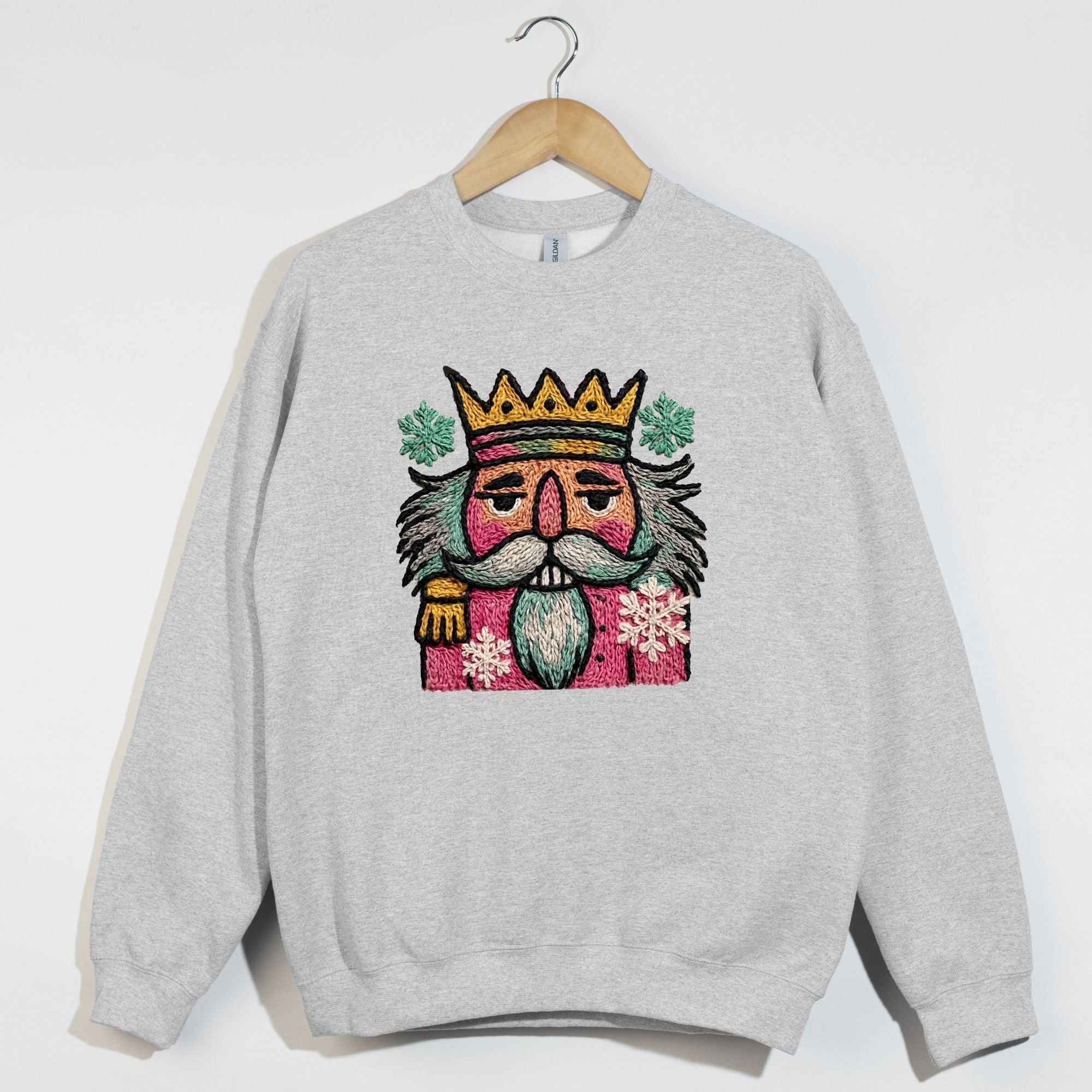 Faux Yarn Nutcracker