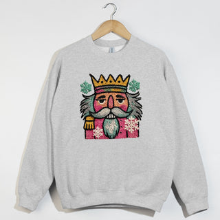 Faux Yarn Nutcracker