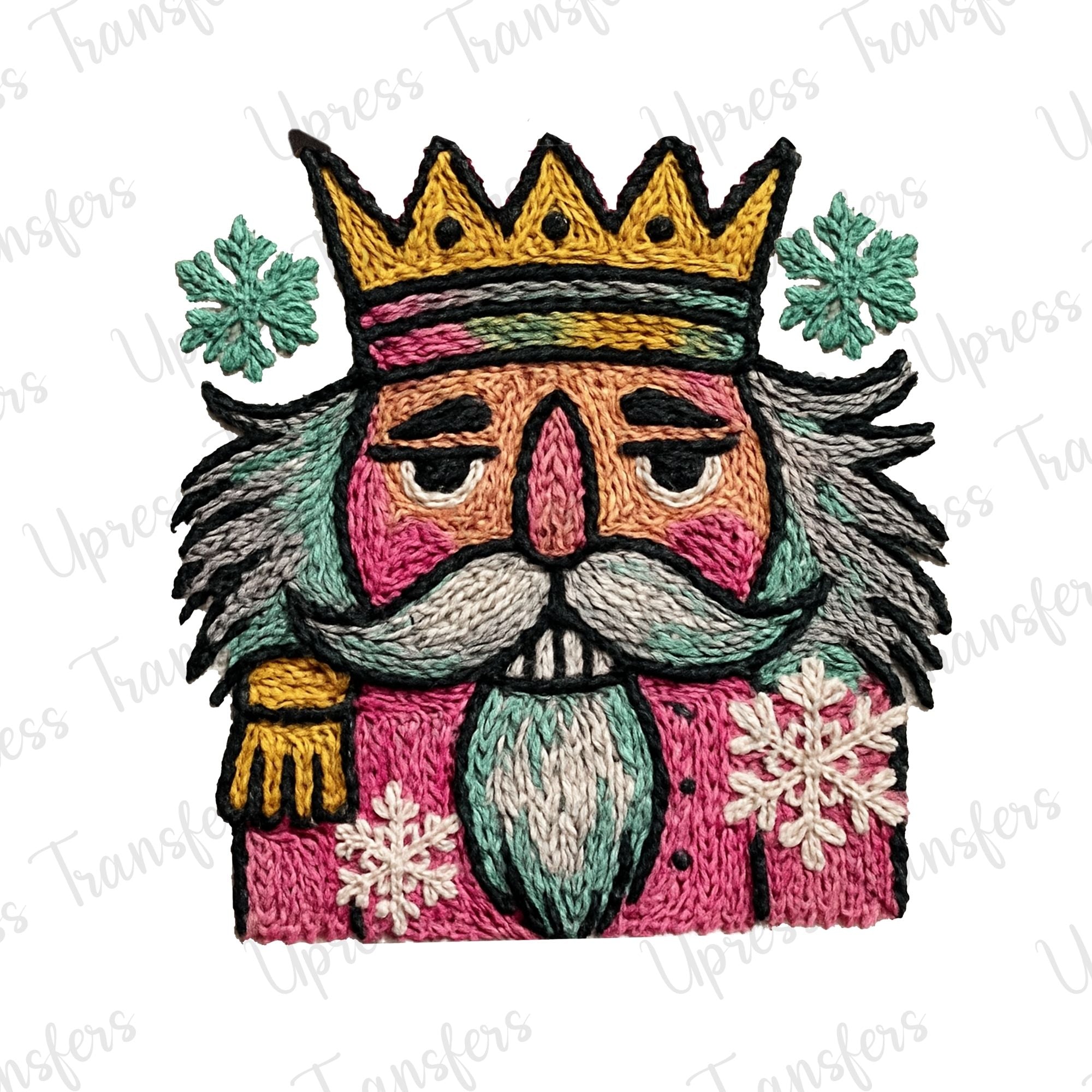 Faux Yarn Nutcracker