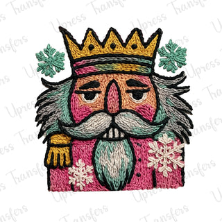 Faux Yarn Nutcracker