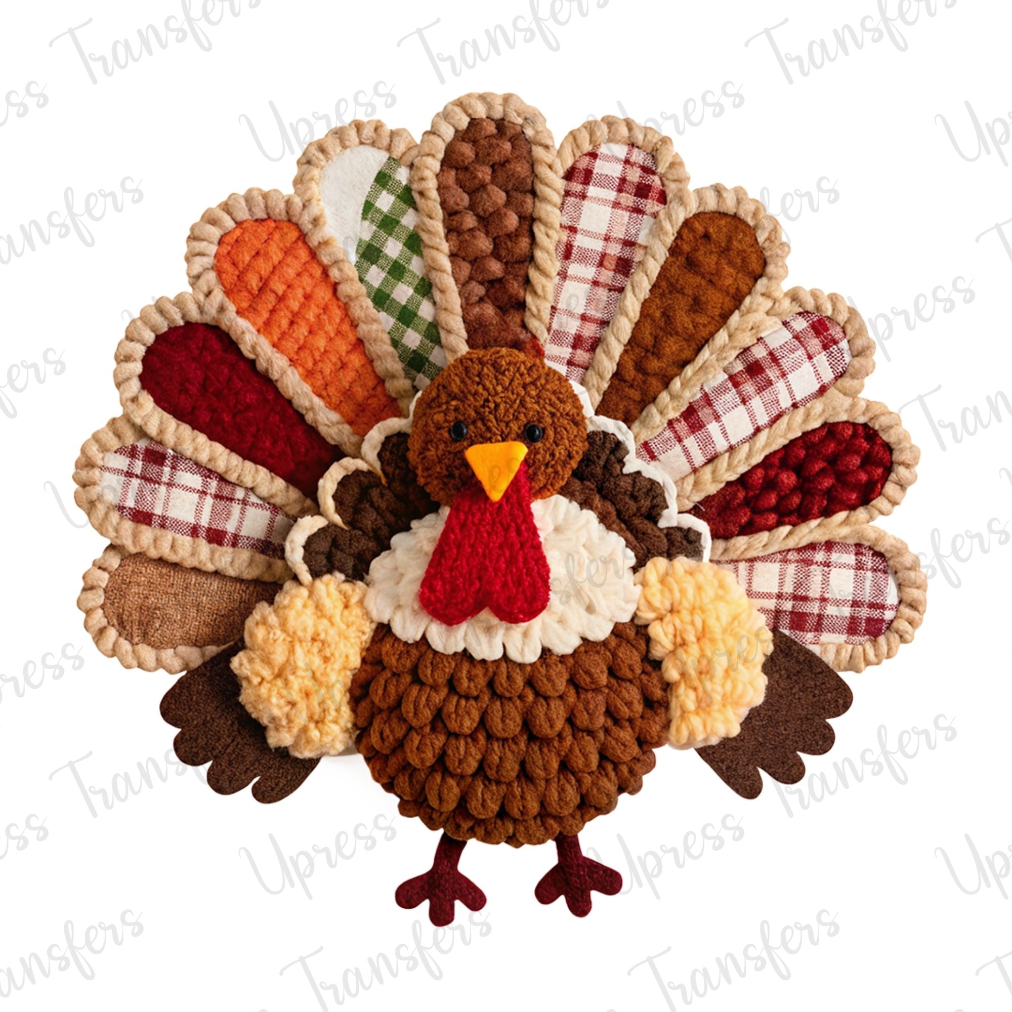 Faux Yarn Pattern Fabric Turkey