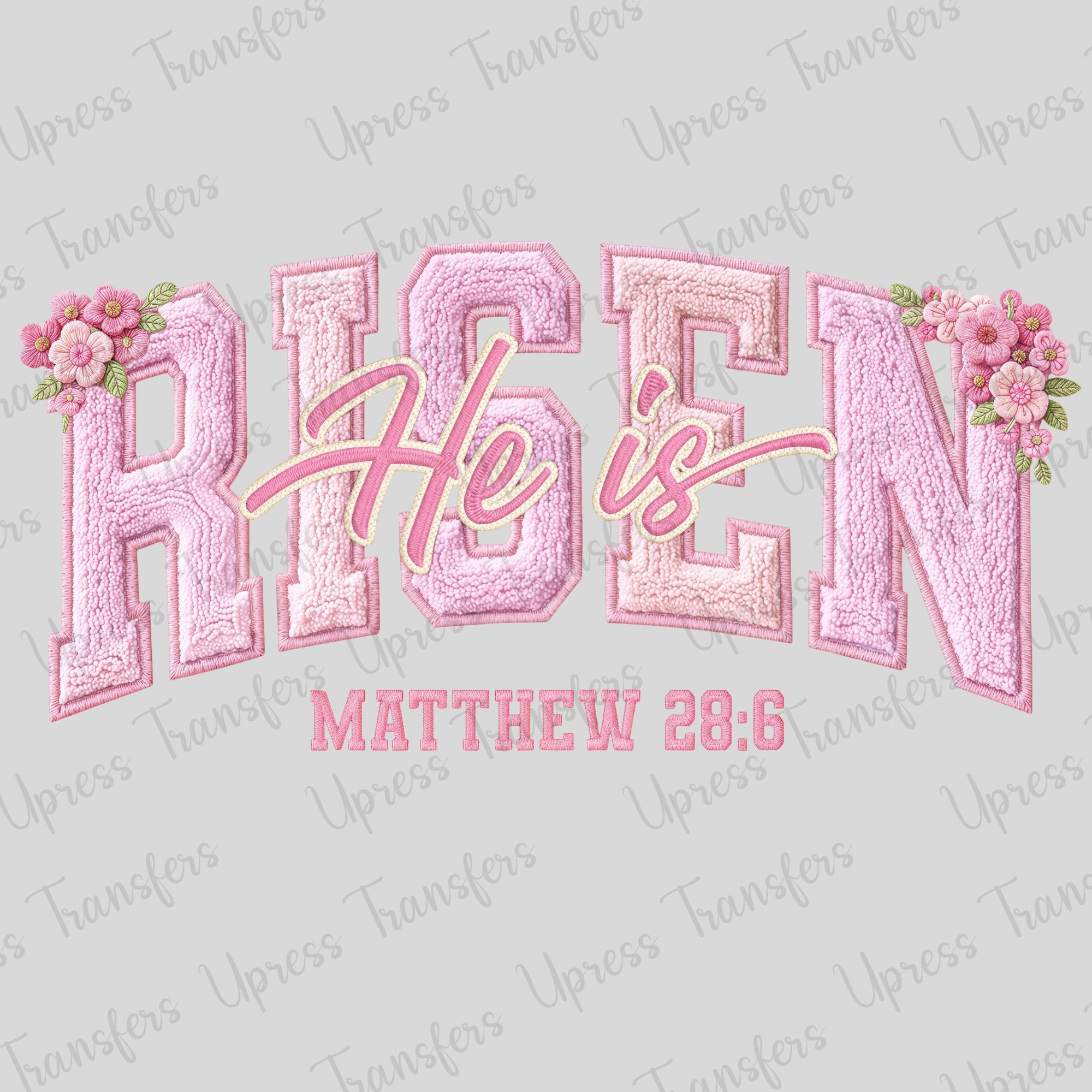 Faux Yarn Risen Pink