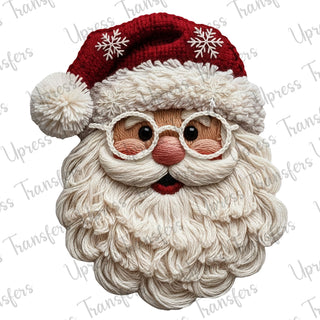 Faux Yarn Santa Glasses