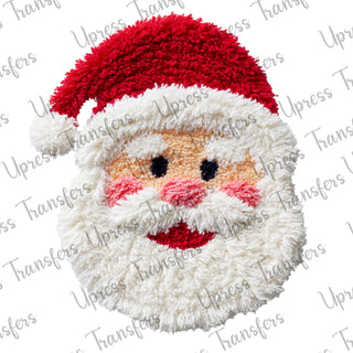 Faux Yarn Santa Red Hat