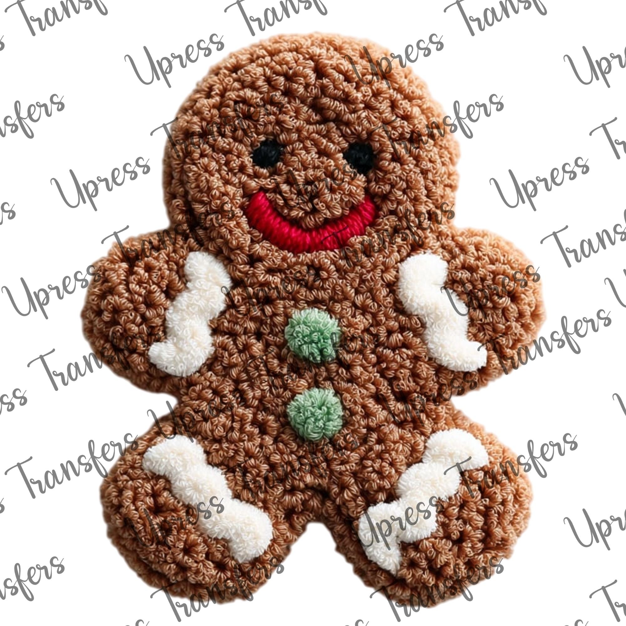 Faux Yarn Simple Gingerbread