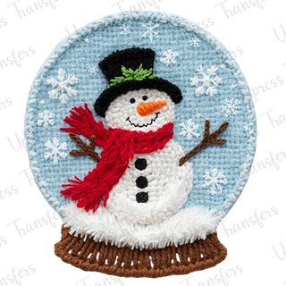 Faux Yarn Snowglobe