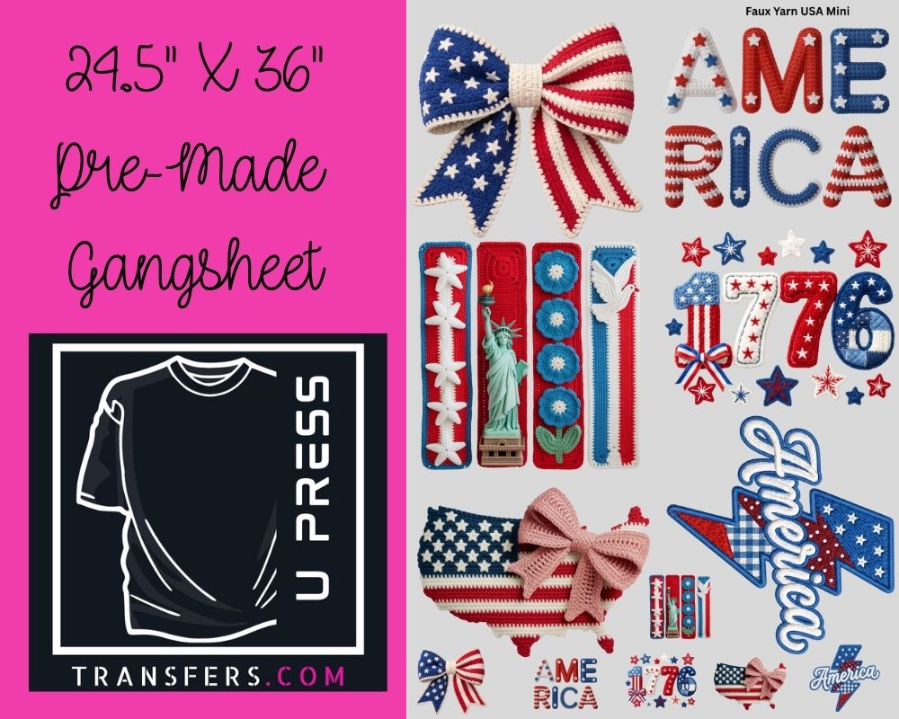 Faux Yarn USA Mini