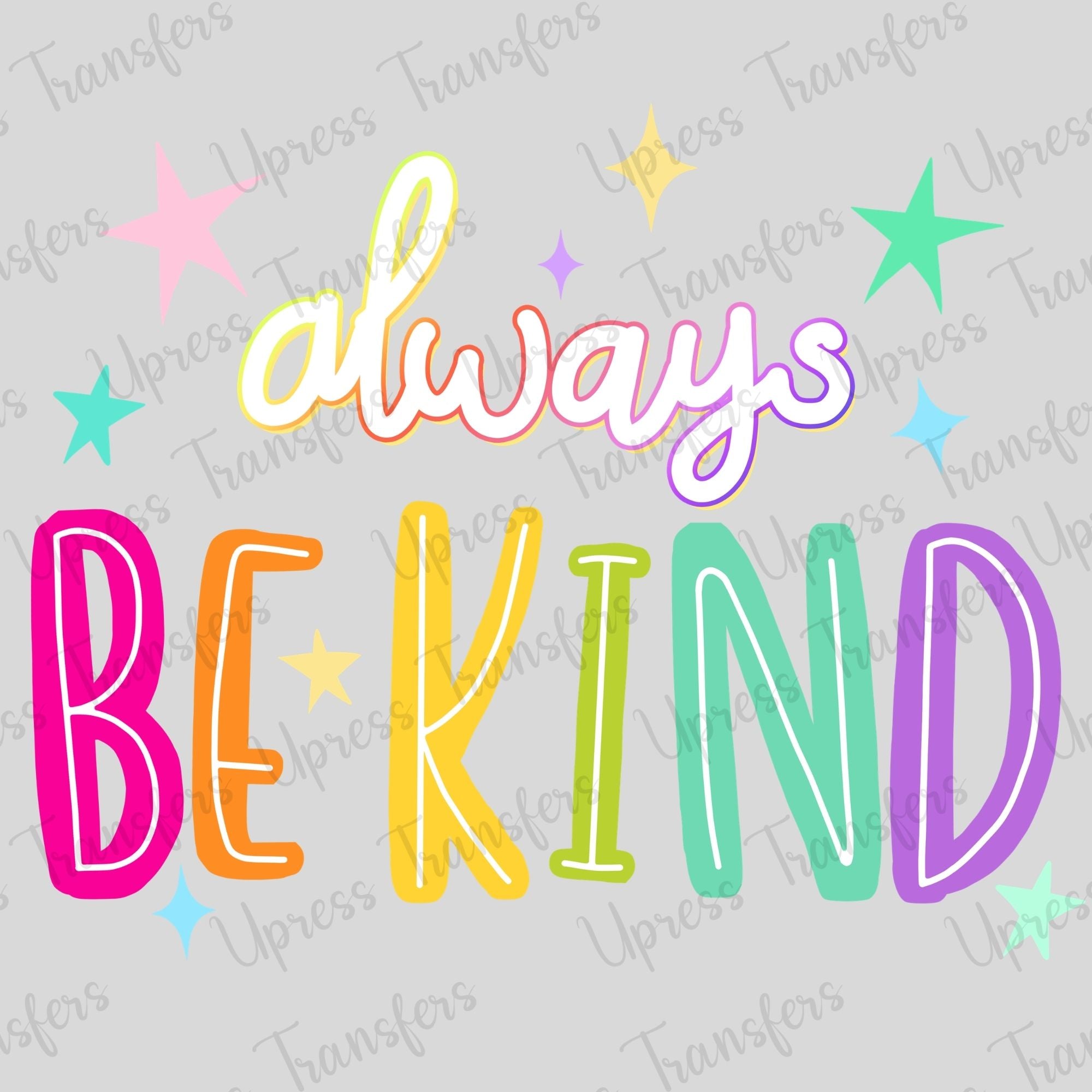Faux neon Be Kind