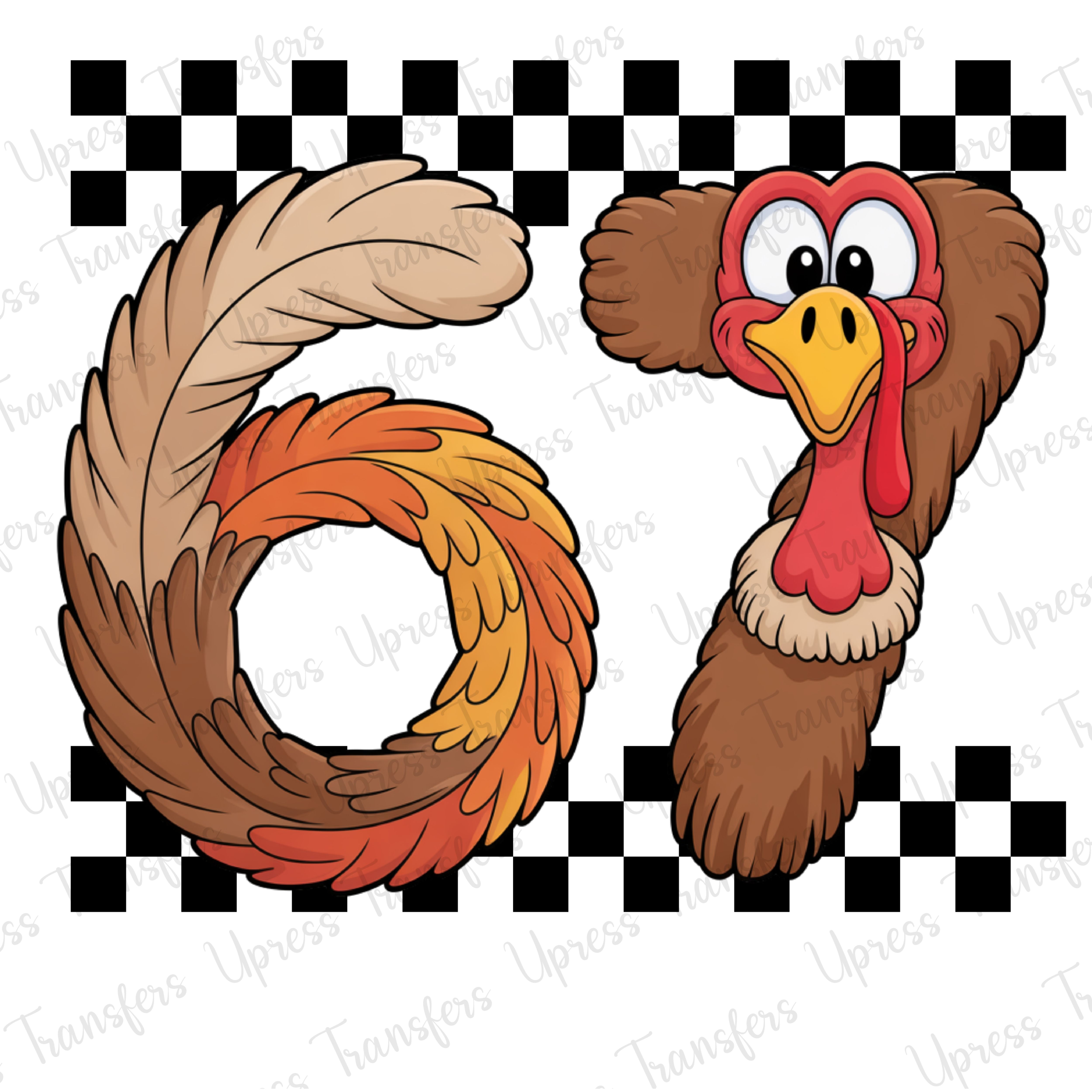 Feathered turkey 6 7